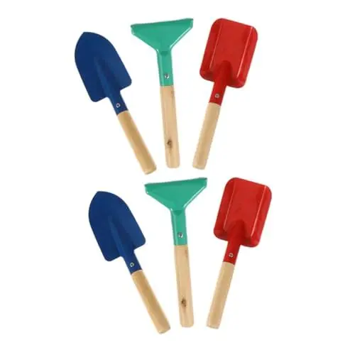Produktbild: TINEASUR 1 Satz Gartenwerkzeug-Set Sandkastenspielzeug Für Den Strand Mini-gartenschaufel Kinderrechen Gartengeräte Für Kinder Gartenschaufel Spielzeug Kinder Gärtnern Eisensprühfarbe