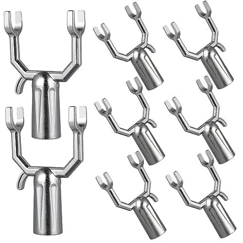 Produktbild: TINEASUR 24 STK Stützrahmen Für Obstbäume Aststütze Für Obstbäume Clips Für Tomatenpflanzen Unterstützung Der Werkszweige Obstbaumpfähle Obstbaumzweige Ziehen Netz Silver Aluminiumlegierung
