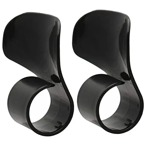 Produktbild: TINEASUR 2St Drosselklappe Motorradgriffe Maschine Motorradteil Hand Gaspedal Gasgriff Assistenz Motorradzubehör Tempomat Gasgriff Tempomat Gasunterstützungsgriffe Abs Black