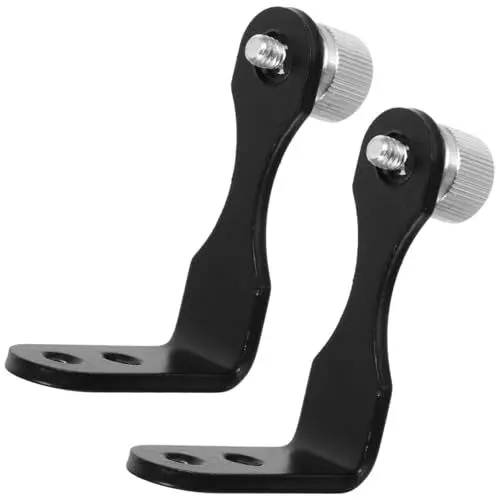 Produktbild: TINEASUR/Silber Fernglas Teleskop Adapter Universalhalterung Metall 2st