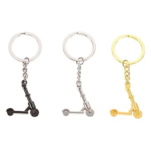 Produktbild: TINEASUR 3St Scooter-Schlüsselanhänger Mini Scooter Schlüsselanhänger Mini-Schlüsselanhänger schlüsselanhänger kinder schlüsselanhänger für kinder Tretroller Schlüsselanhänger Zinklegierung