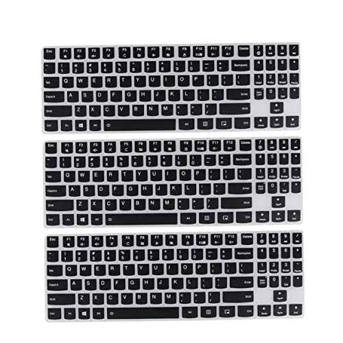 Produktbild: TINEASUR 15 6 Zoll Laptop-tastaturabdeckung Aus Schwarzer Silikonfolie Kompatibel Mit R720 Leicht Zu Reinigen Robust Tolles Für Freunde Und Familie