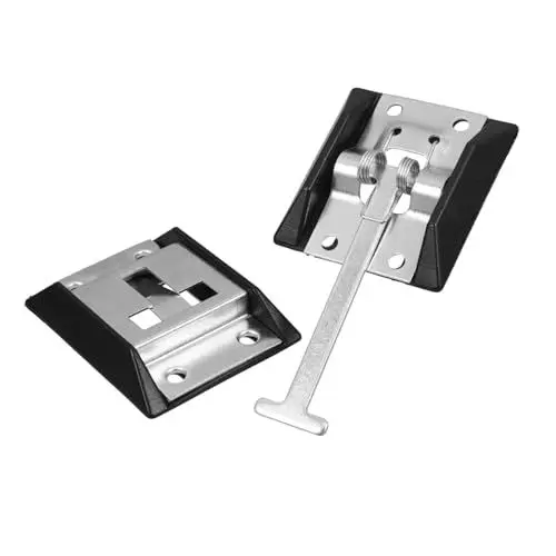 Produktbild: TINEASUR 3 Stücke Rv Schloss Camper Tür Riegel Außerhalb Eintrag Tür Fangen Fangen Robust Haken Latch Für Van