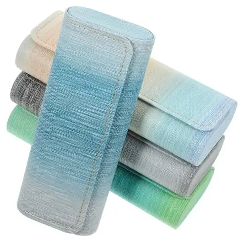 Produktbild: TINEASUR 4 Stück Stressresistente Sonnenbrillenetuis Regenbogen Brillen Aufbewahrungsbox 4 Stück Etui Für Brillen Brillenetui Brillen Aufbewahrungsboxen Etui Brillenhalter Gläseretui
