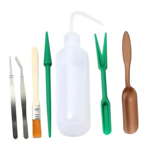Produktbild: TINEASUR Gartenset Pflanzwerkzeug-Set Umpflanzen Werkzeug Gießflasche Und Bürste