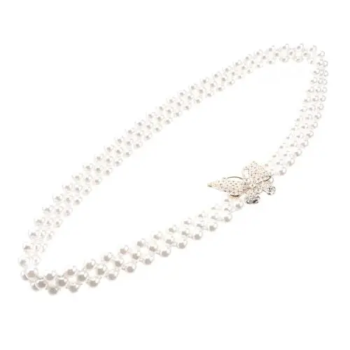 Produktbild: TINEASUR Elegante Taillenkette Imitation Brautkette Modischer Taillengürtel Für Strandbekleidung
