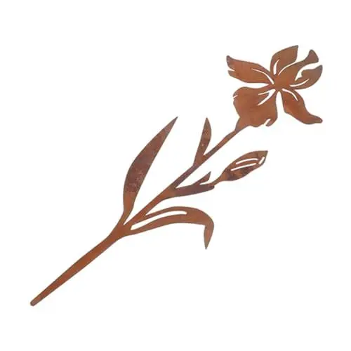 Produktbild: TINEASUR Blumenform Gartenstecker Metall Gartendekorationen Outdoor Ornamente
