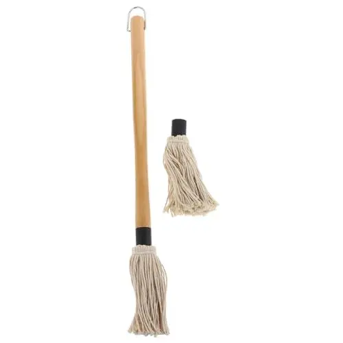 Produktbild: TINEASUR Grillpinsel BBQ Pinsel Set 1 Set Bbq Mop Sauce Basting Mops Bratölbürste Grillölbürste Profi Grillzubehör Für Gusseisen Und Charbroil Grillroste