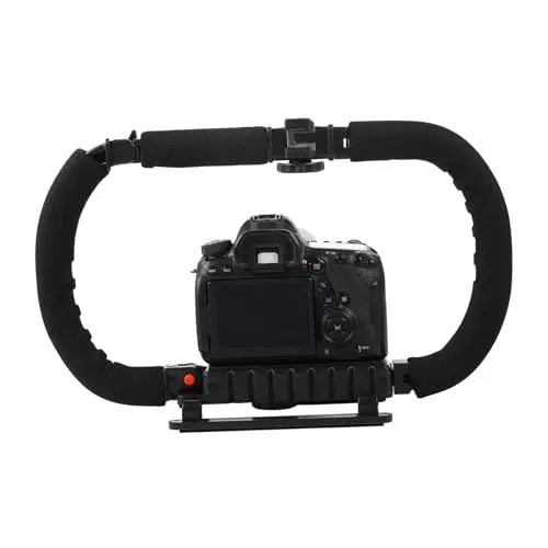 Produktbild: TINEASUR U Rig Faltbarer Handheld Kamera Halter Stabilisator Mit Unterstützung Für DSLR Kameras Stabiler Kamera Fixator Und Stützbügel Für Professionelle Aufnahmen