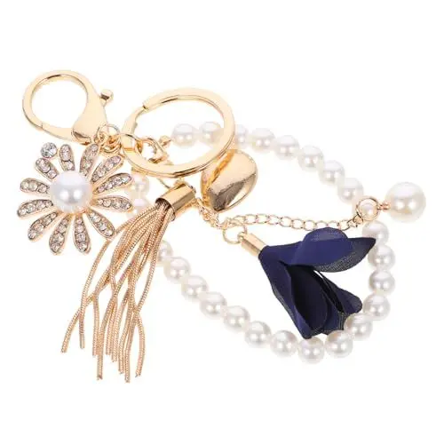 Produktbild: TINEASUR Schlüsselanhänger anhänger für Damen Taschendeko anhänger schlüssel Key Chain Armbänder Taschenanhänger Hängende Verzierung für Taschen Tasche hängende Dekoration Zinklegierung