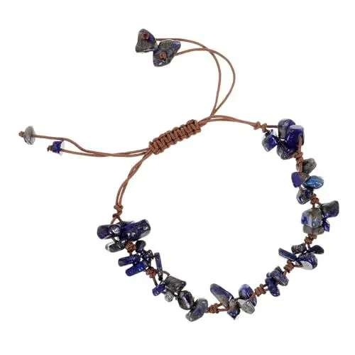Produktbild: TINEASUR Trendiger Schmuck steinarmband Schmuck-Armband Edelstein-Armband Langlebiges Armband Dekoratives Armband Kies Armband Charm-Armbänder Abschlussgeschenke Armband für Frauen Seil