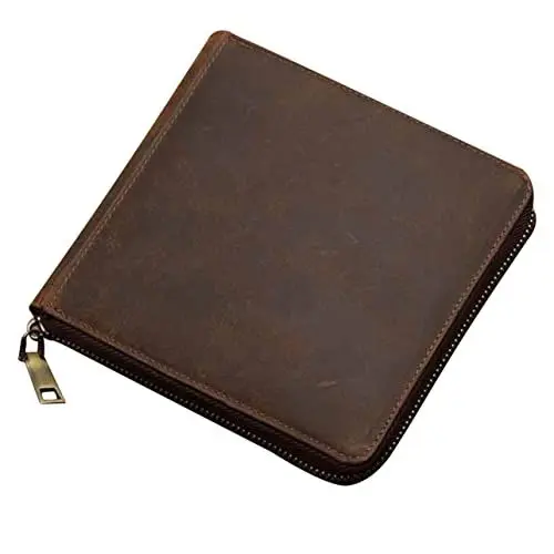 Produktbild: TINEASUR Uhrenbox aus Leder Outdoor-Uhren für Herren Uhren für Damen Herrenuhr uhrenaufbewahrungsbox uhr schmuck Uhrenetui Uhren-Reiseetui Haut Light Brown