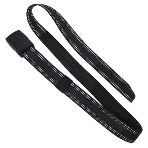 Produktbild: TINEASUR Versteckter Geld gürtel gurtstopper gurtschoner gurtschutz utility belt men belt versteckter Geldgürtel Herrengürtel Geldgürtel für Männer Geldgürtel reisen Legierung Black