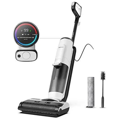 Produktbild: Tineco Floor ONE S5 STEAM Smart Nass-Trocken-Staubsauger, Nass Trockensauger mit LED Anzeige iLoop Selbstreinigung Wischsauger Dampfreiniger für Hartböden, Klebrige Verschmutzungen