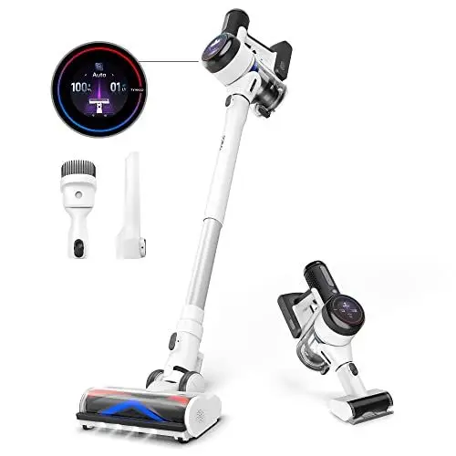 Produktbild: Tineco Pure ONE S15 PRO Smart Akku Staubsauger, ZeroTangle Tech, LCD Anzeige, iLoop Sensor für Auto Leistungseinstellung, freistehende Ladestation, Handstaubsauger umwandelbar, APP