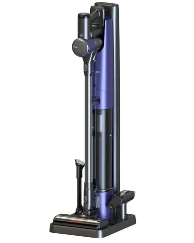 Produktbild: Tineco Pure ONE Station Pet Akku Staubsauger mit 3L Staubbeutel, Kabellos Staubsauger 65 min Laufzeit Stielstaubsauger Starke Saugleistung 1,22kg Gewicht für Hartboden, Teppich, Tierhaare
