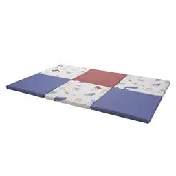 Produktbild: TINÉO - Krabbeldecke – großer Spielteppich für Babys – Motorikmatte – Bodenmatte für Babys – multifunktional 5-in-1 – 120 x 180 cm