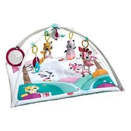 Produktbild: Tiny Love Gymini Deluxe, 2-in-1 Spieldecke Baby Musik, 0+ Monate, Vielseitige Spielmatte Baby, 18 Aktivitäten, Musikspielfigur für Unterwegs, Verstellbare Bögen, Tiny Princess Tales