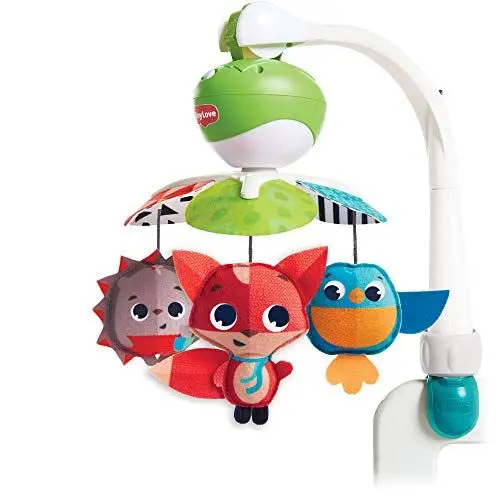 Produktbild: Tiny Love Take Along Mobile, 3-in-1 Musik Mobile Baby Elektrisch, 0+ Monate, Mobile Babybett, Mobile mit Musik, 3 Verbindungsstücken, 5 Melodien, 30 Minuten Kontinuierliche Musik, Meadow Days