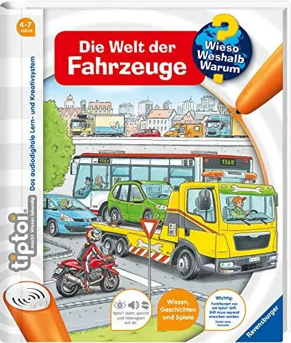 Produktbild: tiptoi® Wieso? Weshalb? Warum? - Die Welt der Fahrzeuge