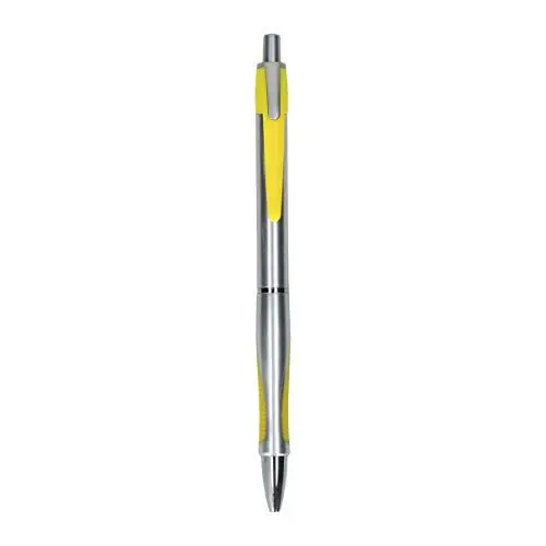 Produktbild: TIPTOP OFFICE PM Druckkugelschreiber ''Bingo'' - 0.7mm, Silber/Gelb, 50 Stk