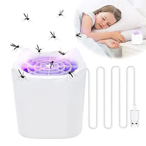Produktbild: Insektenvernichter Elektrisch Fliegenfalle Mit UV-Licht Mückenlampe Mückenfalle insektenvernichter Fliegenfalle Elektrisch Innen Mit USB Sj-a1