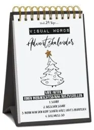 Produktbild: Tisch-Adventskalender »Visual Words«