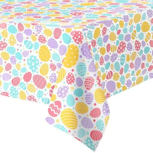 Produktbild: Tischdecke Osterei 274 x 137cm 2 Stück für Ostern Tischdeko