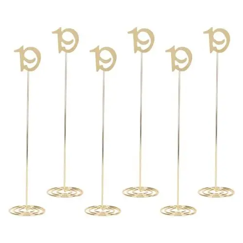 Produktbild: Tischkartenhalter, Rutschfeste Tischkartenhalter, 6 Stück, für Hochzeit, Party (Eisen)