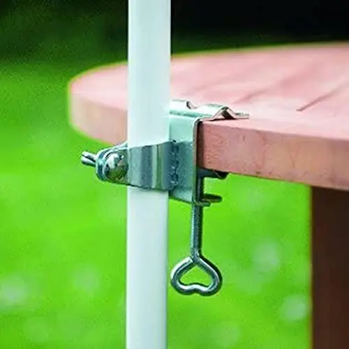 Produktbild: Tischklammer Für Sonnenschirme Sonnenschirm Halterung Balkongeländer Balkongeländer Oder Tisch - Schirmständer Für Balkon Und Terrasse