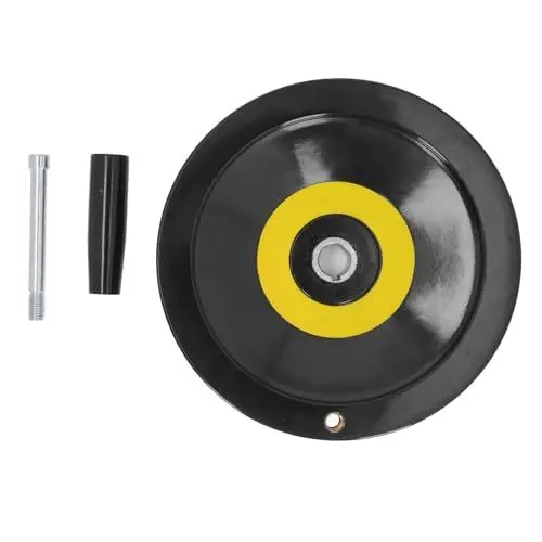 Produktbild: Tischkreissägen-Handrad, 22 Mm Mittelloch, 250 Mm Außendurchmesser für Drehmaschine, Fräsmaschine, Schleifmaschine mit Isoliermaterialien