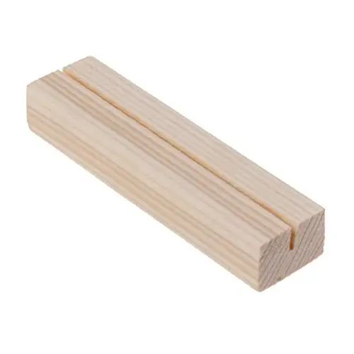 Produktbild: Tischnummernständer aus Holz, rechteckig, für Party, Hochzeit, Tafelaufsätze, dekorativer Holzschild-Halter für Tischdekoration, Platzkartenhalter, Holzschild-Halter