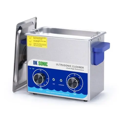 Produktbild: DK SONIC Ultraschallreiniger 3L DK SONIC Edelstahl Ultraschallreinigungsgerät für Uhren Schmuck Halskette Uhren Rasierer Gläser Aufzeichnungen Brille(3L,220V)