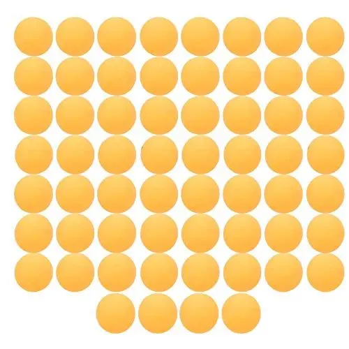 Produktbild: Tischtennisbälle, Tischtennisbälle mit Dosen-Kunststoffbox, 60 Stück, Kunststoff-Mittelstufe-Trainingsübung für das Tägliche Training von Leistungssportlern (Yellow)