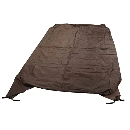 Produktbild: Tischtennisplatte, Oxford-Tuch, Staubdichte Abdeckung, Sonnenschutz, wasserdichte Abdeckung für Lange Tische Im Freien, 210D Silberbeschichtet, Leicht, 280 X 153 X 73 cm (Kaffee)