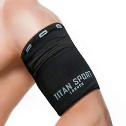 Produktbild: Titan Sport Handyarmband Universal Halter Sleeve, Laufen/Joggen/Fitnessstudio/Sport Übung Armtasche für Erwachsene Frauen & Männer, geeignet für alle Geräte bis 7 Zoll, iPhone (Xgroß)