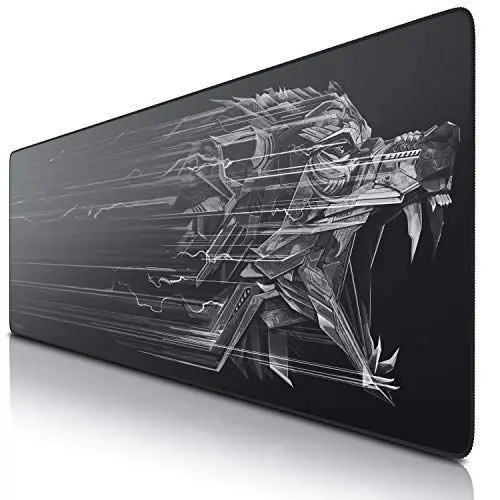 Produktbild: TITANWOLF - Übergröße Mauspad Gaming Titanwolf 1200x400mm - XXXL Mousepad groß mit Motiv - Tischunterlage Large Size - verbessert Präzision und Geschwindigkeit - XXL für Logitech Maus und Tastatur