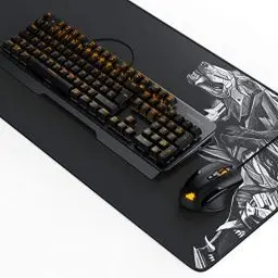 Produktbild: TITANWOLF Gaming Set - mechanische Tastatur ALUMAR MMO 10800dpi Gaming Maus Specialist XXL Mauspad - Mechanical Keyboard - Anti-Ghosting - LED Backlight - 19 Lichtmodi - Makro-Modus