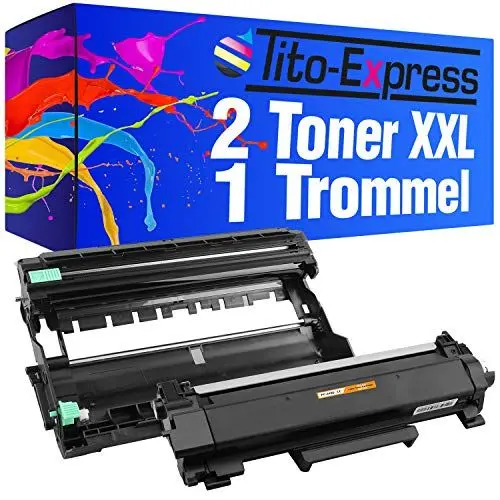 Produktbild: Tito-Express PlatinumSerie 1x Trommel & 2X Toner Super-XL mit Chip für Brother TN-2420 DR-2400 HL-L2310D L2375DW L2370DN MFC-L2710DN L2710DW L2712DN L2712DW L2730DW L2732DW L2750DW L2510D
