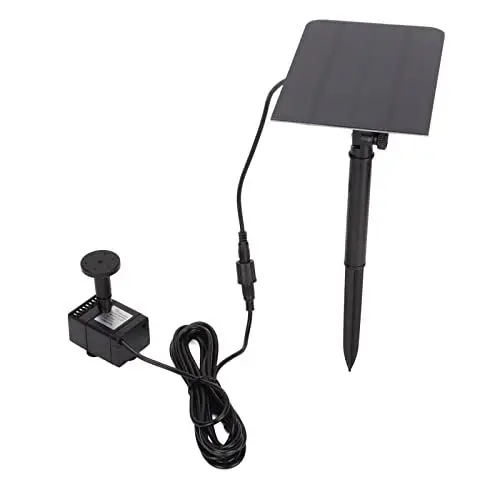 Produktbild: 200 L/h Solar-Brunnen-Teichpumpe, Solar-Wasserpumpe, USB-betriebene Landschaftsgarten-Brunnenpumpe