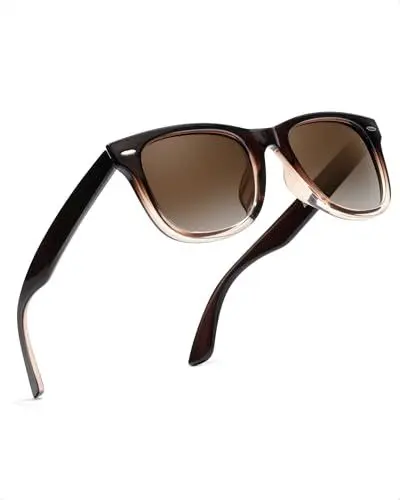 Produktbild: TJUTR Sonnenbrille Herren Polarisiert - Retro-Stil mit UV400-Schutz Gläsern. Ideale für Reisen und Fahren
