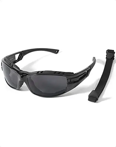 Produktbild: TJUTR Sportsonnenbrille Fahrradbrille: Perfekter UV Schutz für Herren und Damen beim Sportbrille Skibrille, Fahrrad brille, Laufbrille