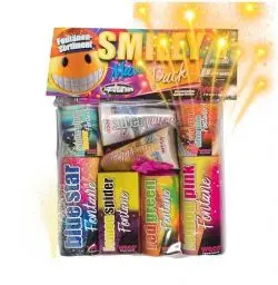 Produktbild: TK Gruppe Timo Klingler Happy Sparks® XXL Set 5 Teile Smiley Set - für Partys & Silvester für Jugendlichen & Kinder 2024