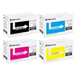 Produktbild: TK-5230 M5521cdw P5021cdw M5521cdn Toner: Kompatibel für Kyocera Ecosys M5521cdw M5521cdn P5021cdn P5021cdw M5521 P5021 TK5230 TK-5230K TK-5230C TK-5230Y TK-5230M TK 5230
