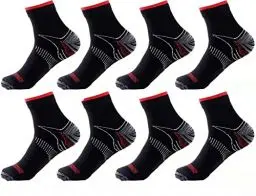 Produktbild: Tlynsnil Kompressionsstrümpfe für Damen und Herren 8 Paar, Kompressionssocken, Sportsocken, Plantarfasziitis, Fußgewölbeunterstützung,Laufen, Fitnessstudio, Anti-Müdigkeit