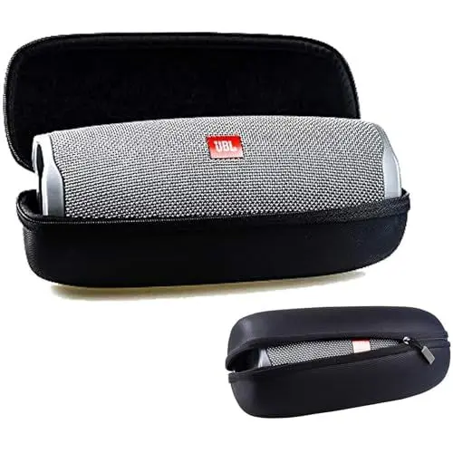Produktbild: Tmom Hart Reise Schutz Hülle Etui Tasche für JBL Charge 4 / JBL Charge 5 Tragbarer WiFi und Bluetooth Lautsprecher, Tasche