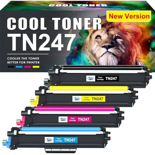 Produktbild: TN-243CMYK TN247 MFC L3750CDW Toner: für Brother DCP-L3550CDW Toner MFC-L3750CDW MFC-L3770CDW HL-L3210CW HL-L3230CDW MFC-L3710CW MFC-L3730CDN TN243CMYK TN 243CMKY 247 TN-247 TN-243 4er-Pack