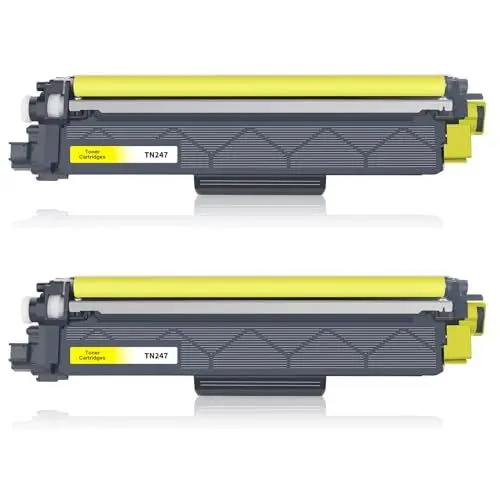 Produktbild: Toner Kompatibel für Brother TN-247 TN-243 TN-247Y Gelb für Toner Brother MFC L3750CDW DCP-L3550CDW MFC-L3770CDW HL-L3210CW HL-L3230CDW MFC-L3710CW TN 243 TN247 (2er-Pack)