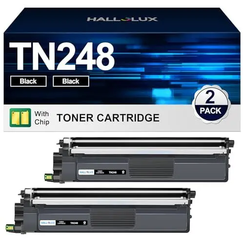 Produktbild: TN248 Schwarz TN-248 TN-248BK TN248XL Toner 248 Kompatibel für Brother TN-248 Toner TN-248XL für Brother MFC-L3760CDW Toner MFC-L3740CDW DCP-L3560CDW HL-L3240CDW MFC-L8390CDW DCP-L3520CDW (2 Schwarz)