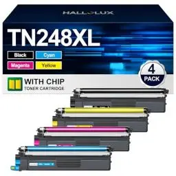Produktbild: TN248 TN248XL TN-248CMYK TN-248VAL Kompatibel für Brother TN-248 Toner TN-248XL für Brother MFC-L3760CDW Toner DCP-L3560CDW MFC-L3740CDWE MFC-L3740CDW MFCL8390 (Schwarz, Magenta, Gelb, Cyan, 4er-Pack)